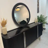 لوستر،آینه کنسول.میز تلویزیون