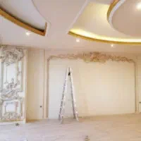 نقاشی ساختمان و در و پنجره و کناف