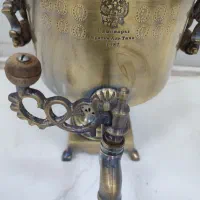 دو عدد سماور اصل روس بسیار قدیمی دارای ۲۰ مهر|کلکسیون اشیاء عتیقه|مهربان, |دیوار