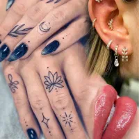 آموزش/مدل/تتو بدن/شیدلب خط چشم/پیرسینگ