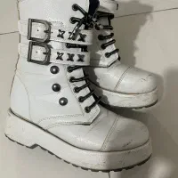 بوت سفید سایز ۳۷|کیف، کفش، کمربند|پاکدشت, پاکدشت (مامازند)|دیوار