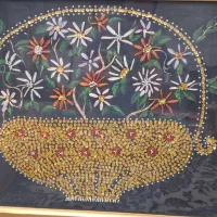 تابلو منجوق و پولک دوزی شده