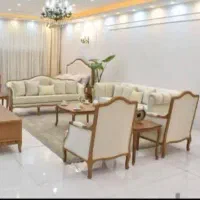 مبلمان فرانسوی با چوب راش و توسکا درجه یک