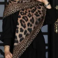 روسری مجلسی و شیک پلنگی قواره 140