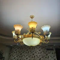 لوستر پذیرایی و آشپزخانه و راه روی|لوستر و چراغ آویز|تهران, امیریه|دیوار