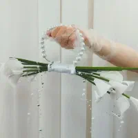 گل عروس اروپایی|گل مصنوعی|تبریز, |دیوار