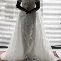 لباس عروس فوقالعاده شیک وسبک اروپایی و دستدوز|لباس|رشت, تازه آباد|دیوار