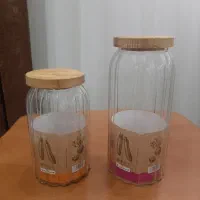 بانکه شیشه ای در چوبی