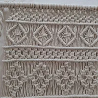 دیوارکوب شلف دار مکرومه|صنایع دستی و سایر لوازم تزئینی|بوکان, |دیوار