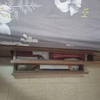 تخت چوبی دونفره همراه با تشک|تخت و سرویس خواب|رشت, توشیبا|دیوار