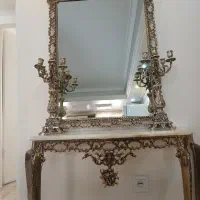 آینه شمعدان برنزی