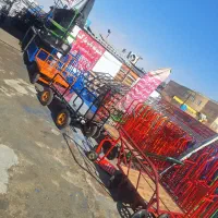 (گاری دور باز شو )چهار چرخ دستی حمل بار دور باز شو