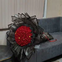 دسته گل های 50 شاخه vip و super vip مشابه رز طبیعی