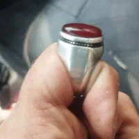 انگشتر نقره  فوادیوم.۲۵گرم. و نقره .زبرجد معدنی