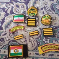 **اتیکت نظامی نیروزمینی ارتش**همراه با درجه