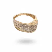 انگشتر طلا کم اجرت با تخفیف