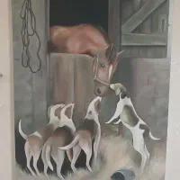 بوم نقاشی ۱۰۰ در ۷۰ بسیار زیبا