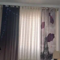 دو عدد کناره چاپی برج ایفل|پرده، رانر، رومیزی|پرند, فاز ۱|دیوار