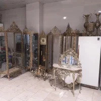 خرید لوازم برنجی برنزی بوفه ساعت لوستر همه مدل