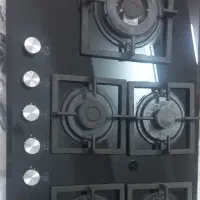 گاز رو میزی و پرده