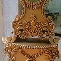 ساعت دوتیکه ورق طلا