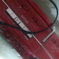 رادیو قدیمی قرمز|کلکسیون اشیاء عتیقه|رشت, جانبازان|دیوار