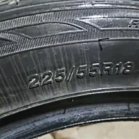 فروش یک جفت لاستیک برفی  سایز225/55/18|قطعات یدکی و لوازم جانبی|اشنویه, |دیوار