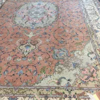 فرش 24 متری(6*4) دستباف تبریز خطیبی کارکرده سالم