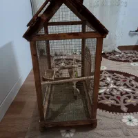 قفس پرنده زینتی بزرگ ( کلبه پرنده لاکچری )|لوازم جانبی حیوانات|زرگرشهر, |دیوار