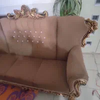 مبل کلاسیک با جلو مبلی و عسلی|مبلمان خانگی و میز عسلی|محمدیه-قزوین, |دیوار