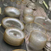 سولو 33 پارچه‌ لب طلایی|ظروف سرو و پذیرایی|قرچک, داوود آباد|دیوار