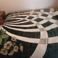 پتوی گلبافت دونفره دوعددرنگهای متفاوت