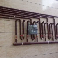 لوله کشی گاز و نرده راه پله