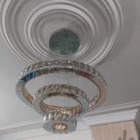 لوستر کهکشانی دایره سه حلقه 50*30*15|لوستر و چراغ آویز|بروجرد, |دیوار