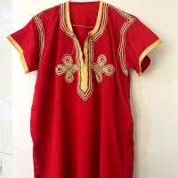 ۲تا پیراهن بلند خارجی سنتی کارش شده