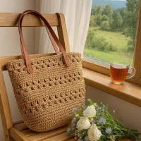 انواع بافت کیف مکرومه|کیف، کفش، کمربند|دوگنبدان, |دیوار