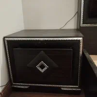 تختخواب دو نفره در حد نو|تخت و سرویس خواب|یزد, |دیوار