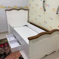تخت و کمد (سرویس) کودک و نوجوان مدل روبین برند ژیک|تخت و صندلی بچه|رشت, گلباغ نماز|دیوار