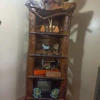 بوفه چوبی دست ساز به همراه هدیه