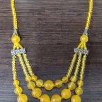 گردنبند دست ساز مدل سنگ