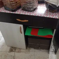 دو عدد میز چوبی