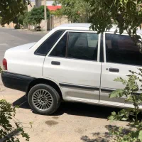 پراید سفید مدل ۸۲ شکار