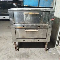 فر پیتزا صندوقی دو طبقه سالم سالم با پایه زیرش
