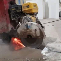 برش بتن واسفالت بادستگاه کاتر