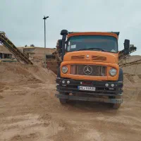 حمل شن ماسه آجر مخلوط بنز تک کمپرسی