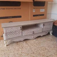 میز تلویزیون چوبی طرح دار|میز تلویزیون|ایذه, |دیوار