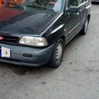 پراید مدل 1385 رنگ مشکی بدون آفتاب سوختگی