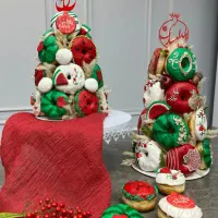 دونات و برج دونات خانگی