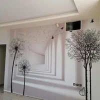 نقاشی ساختمان کاغذ دیواری پوستر ،تزیینات داخلی|خدمات پیشه و مهارت|نجفآباد, گلدشت|دیوار