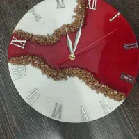 ساعت چوب رزین